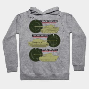 German WW2 tanks and their sights Hoodie